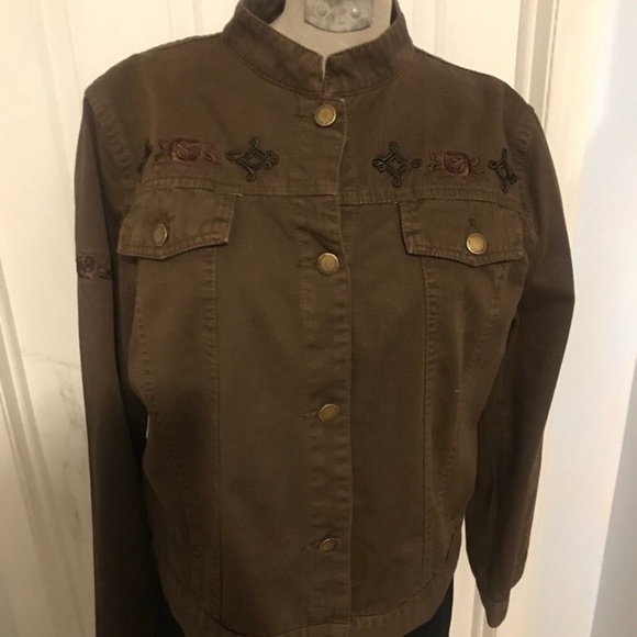 Brown Button-Up Jacket